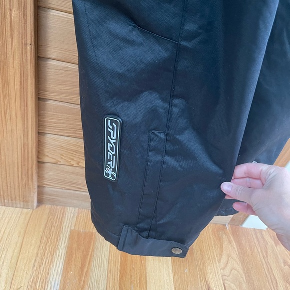 Big Kids’ Spyder Insulated Ski/Snowboard Pants/Bibs Detachable Suspender - Picture 4 of 7